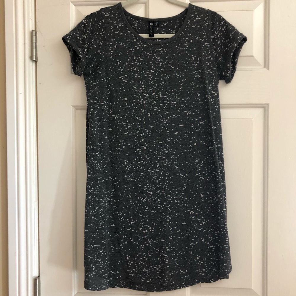 Gray t-shirt dress
